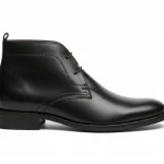 Botín Bruno Ferrini Hombre Negro Cuero