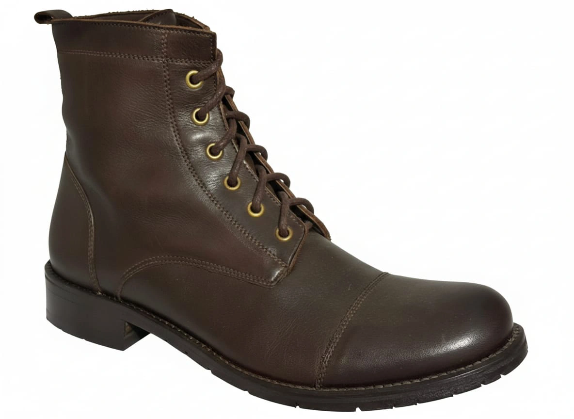 HK-21901 Botín Bruno Ferrini Hombre Africano Cuero HK-21901 - Imagen 1