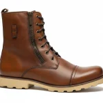 Botín Bruno Ferrini Hombre Brandy Cuero