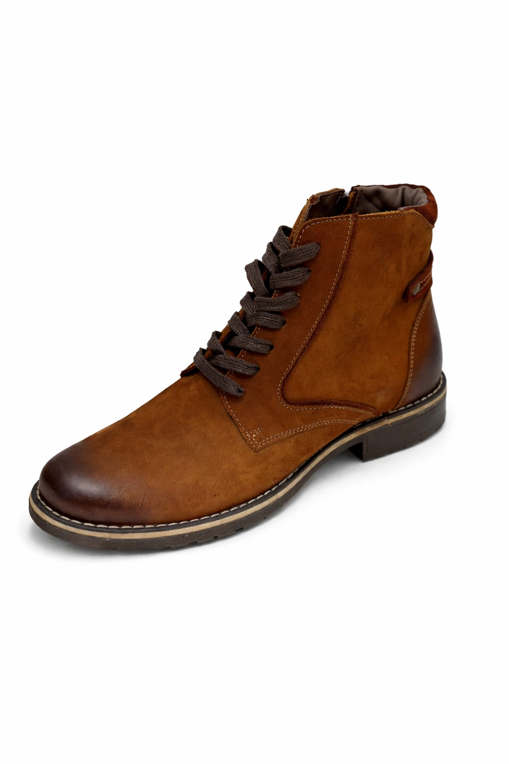 HN-12101 Botín Bruno Ferrini Hombre Habano Cuero HN-12101 - Imagen 1